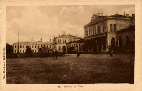 Ak Vilnius Wilna Litauen, Bahnhof