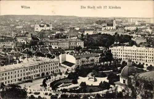 Ak Vilnius Wilna Litauen, Gesamtansicht