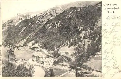 Ak Brennerbad Südtirol, Gesamtansicht