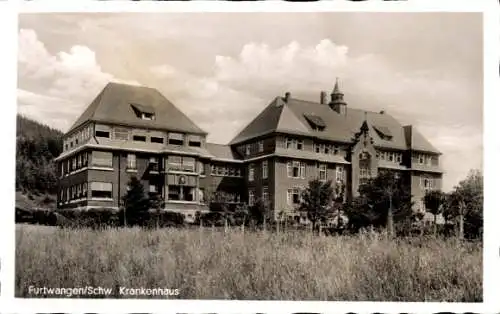 Ak Furtwangen im Schwarzwald, Krankenhaus