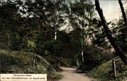 Ak Rath Düsseldorf am Rhein, Schießstände, Aaperwald