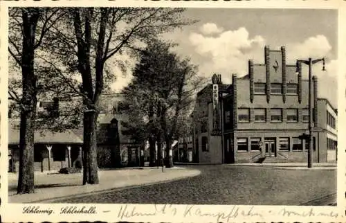 Ak Schleswig an der Schlei, Schleihalle