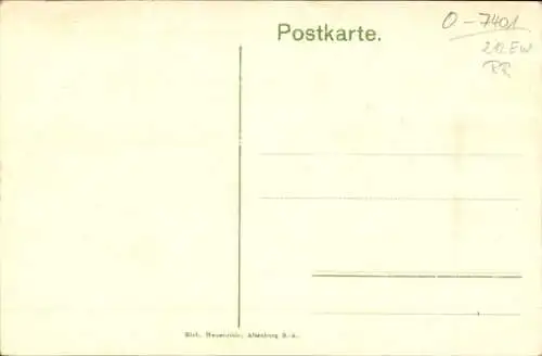 Ak Flemmingen Nobitz Altenburger Land, Blick vom Sandberg, Werners Gasthaus