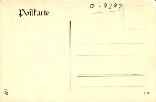 Ak Geringswalde Sachsen, Heimatfest 1907, Gesamtansicht, Turm, Wappen