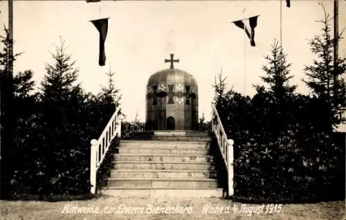 Ak Mittweida in Sachsen, Eherner Bienenkorb, Weihe 4. August 1915