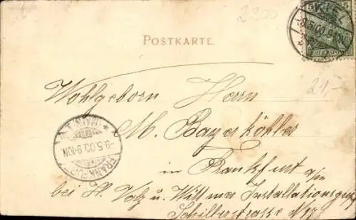 Ak Kiel, Kaiser Wilhelm-Denkmal, Universität