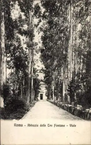 Ak Roma Rom Lazio, Abbazia delle Tre Fontane, Viale