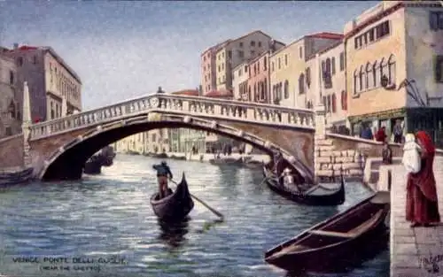 Künstler Ak Venezia Venedig Veneto, Ponte Delli Guglie