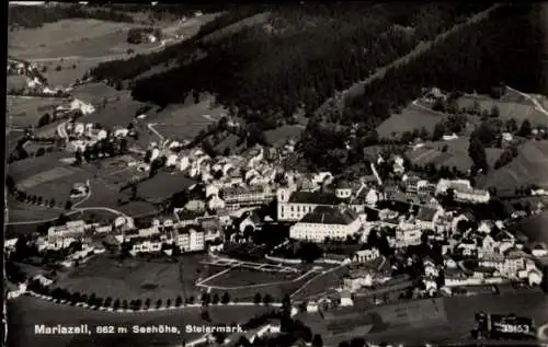 Ak Mariazell Steiermark, Gesamtansicht, Luftbild