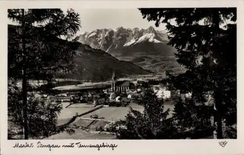 Ak Sankt Johann im Pongau in Salzburg, Panorama, Tennengebirge