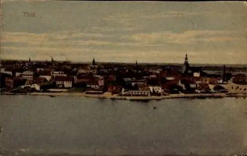 Ak Sowjetsk Tilsit Ostpreußen, Panorama