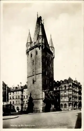 Ak Mainz am Rhein, Holzturm