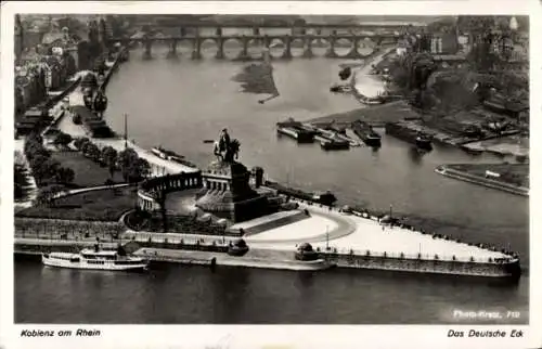 Ak Koblenz in Rheinland Pfalz, Deutsches Eck