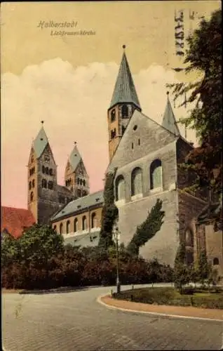 Ak Halberstadt am Harz, Liebfrauenkirche