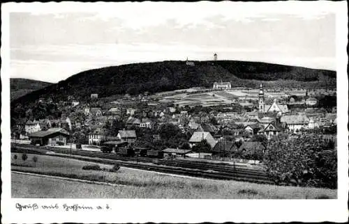 Ak Hofheim im Taunus Hessen, Bahnhof, Panorama