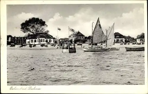 Ak Dahme in Ostholstein, Strand, Segelboote, Boje