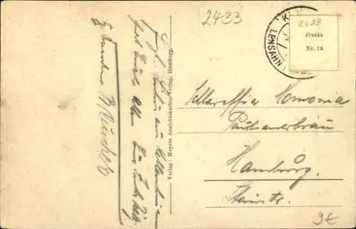 Ak Ostseebad Grömitz in Holstein, Landungsbrücke, abfahrender Dampfer