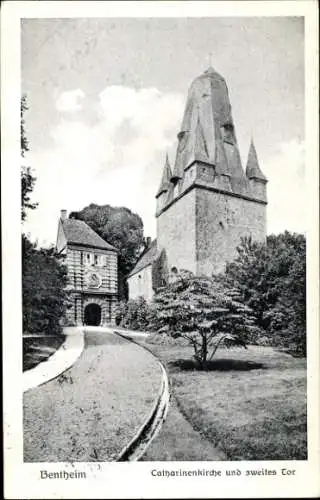 Ak Bad Bentheim in Niedersachsen, Katharinenkirche, Zweites Tor