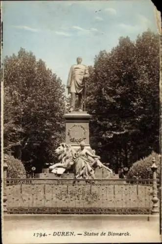 Ak Düren in Nordrhein Westfalen, Bismarck-Denkmal