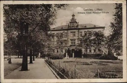Ak Landau in der Pfalz, Höhere Städtische Mädchenschule