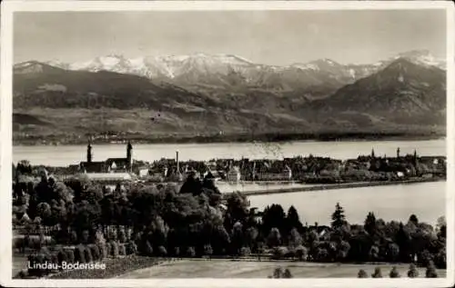 Ak Lindau am Bodensee Schwaben, Gesamtansicht