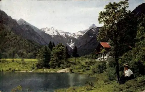 Ak Oberstdorf im Oberallgäu, Christlessee