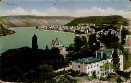 Ak Boppard am Rhein, Panorama