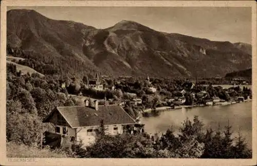 Ak Tegernsee in Oberbayern, Teilansicht