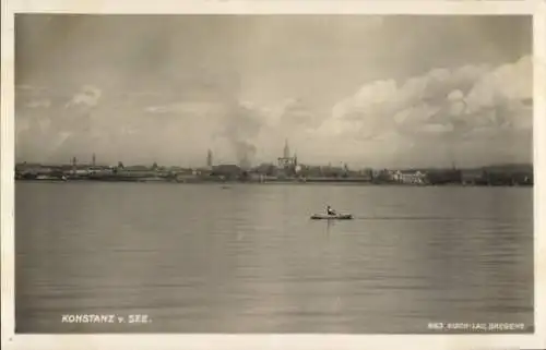 Ak Konstanz am Bodensee, Blick vom See