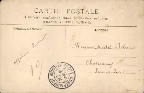 Ak Pierreclos Saône et Loire, Gesamtansicht