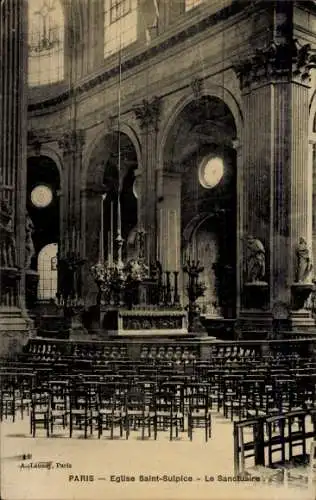 Ak Paris VI, Kirche St. Sulpice
