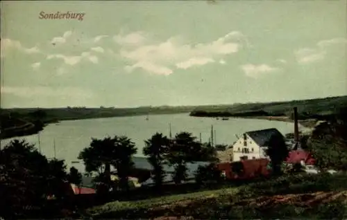 Ak Sønderborg Sonderburg Dänemark, Panorama