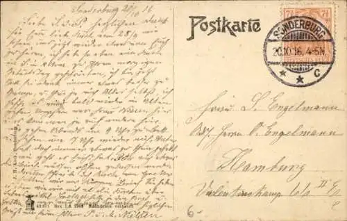 Ak Sønderborg Sonderburg Dänemark, Panorama