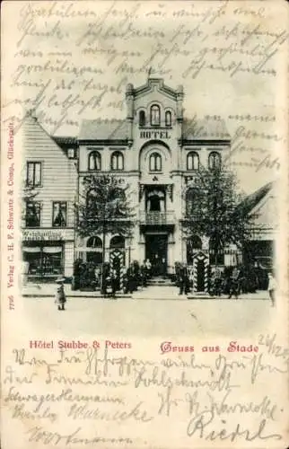 Ak Stade in Niedersachsen, Hotel Stubbe und Peters