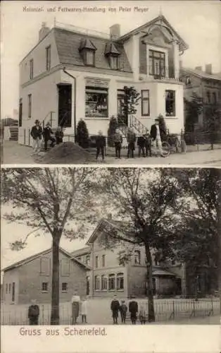 Ak Schenefeld in Holstein, Kolonialwarenhandlung Peter Meyer