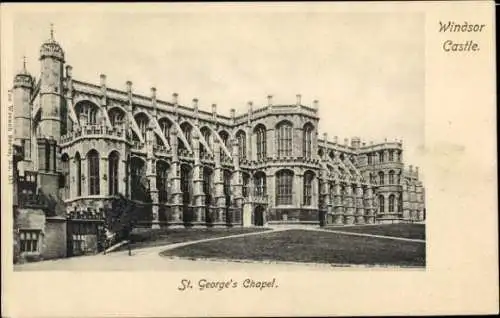 Ak Windsor Berkshire England, Schloss Windsor, St.-Georgs-Kapelle