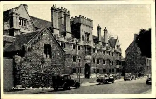 Ak Oxford Oxfordshire England, Wadham College