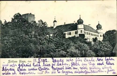 Ak Thalmässing in Mittelfranken, Schloss Haus