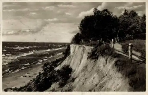 Ak Rewal Rewahl Pommern, Hohes Ufer bei Nordeck