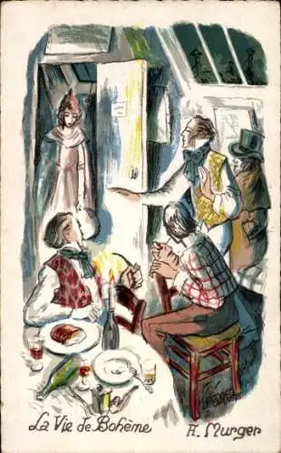 Künstler Ak Murger, H., La Vie de Boheme