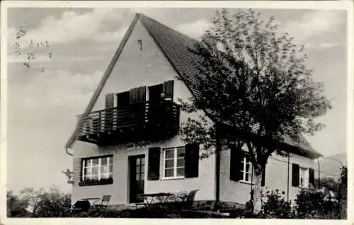 Ak Miltenberg am Main Unterfranken, Haus Pegasus von Hans Geisow, Signatur