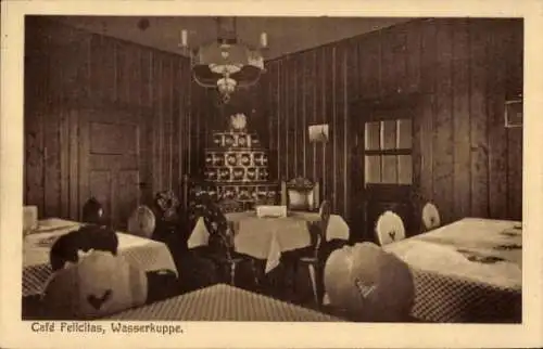 Ak Gersfeld in der Rhön Hessen, Wasserkuppe, Café Felicitas