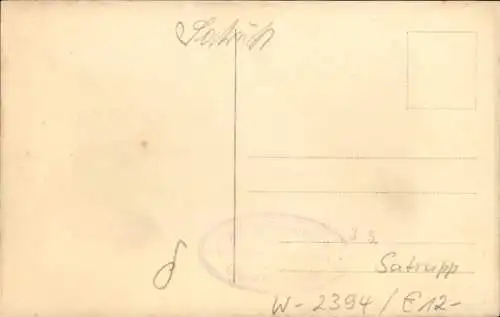 Ak Satrup in Angeln, Straßenpartie