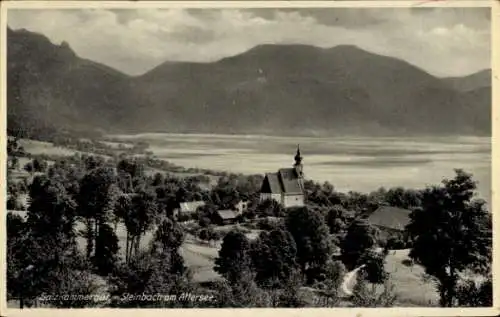 Ak Steinbach am Attersee Oberösterreich, Gesamtansicht