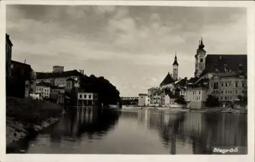 Ak Steyr in Oberösterreich, Teilansicht