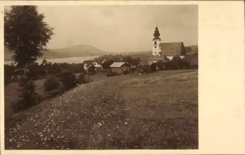 Ak Zell am Moos Oberösterreich, Teilansicht