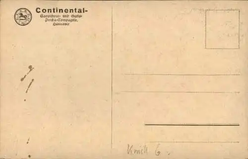 Künstler Ak General Erich Friedrich Wilhelm Ludendorff, Deutsche Helden, Continental Reklame