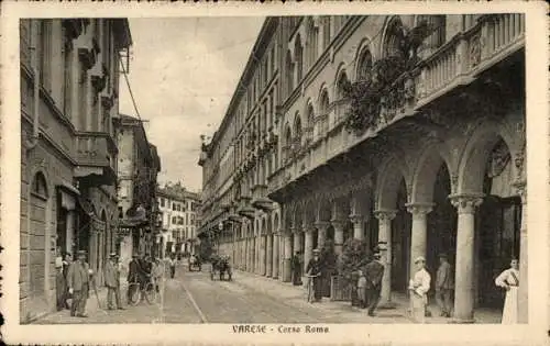 Ak Varese Lombardia, Corso Roma