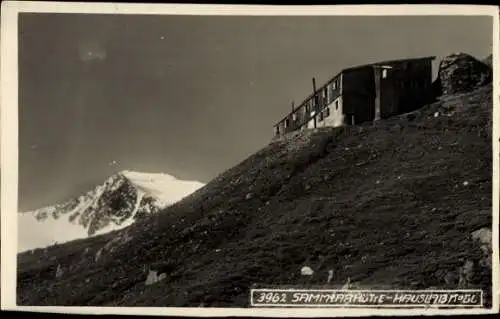 Ak Sammoarhütte am Niederjoch, Sankt Mark Brandenburg, Hauslabkogel