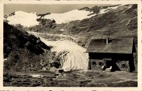 Ak Ötztal Tirol, Karlsruher Hütte, Gurgler Gletscher